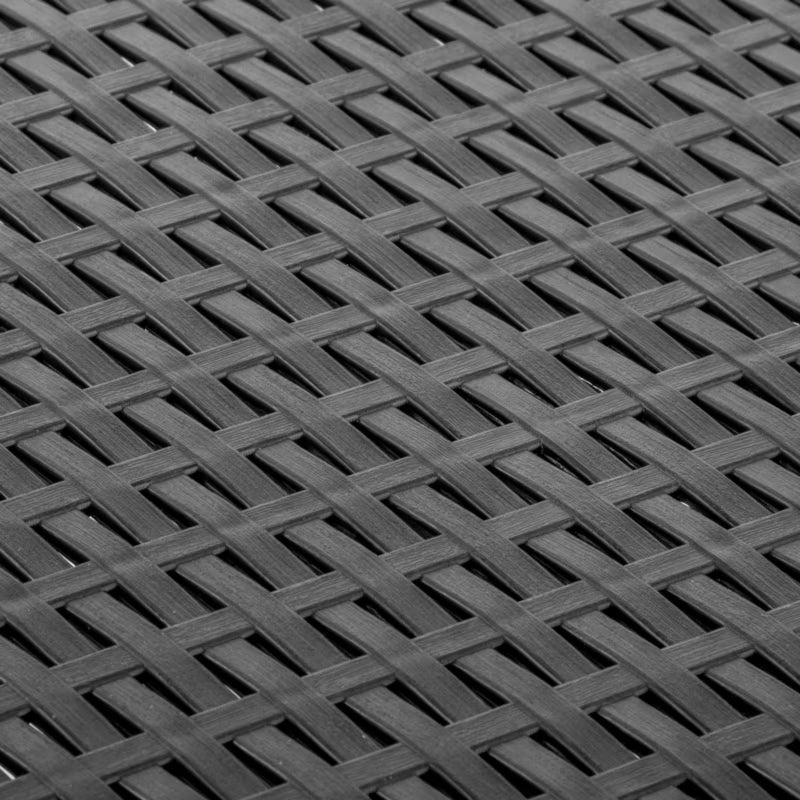 Havemøbelsæt 4 Personer Antracit med Hynder