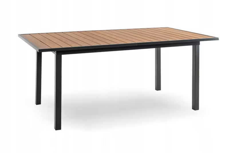 Havemøbelsæt Barcelona 179-238x100 cm Antracit 12 Personer