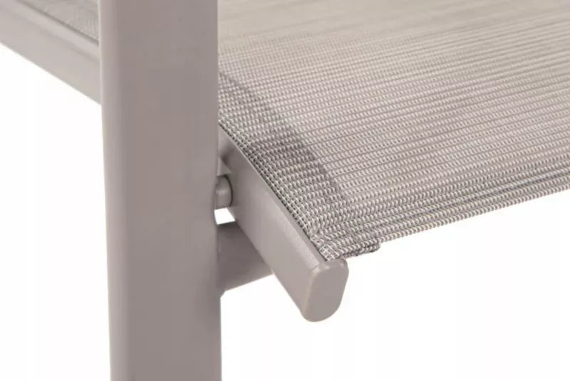 Havemøbelsæt Bologna 150x90 cm Beige med 6 Stole