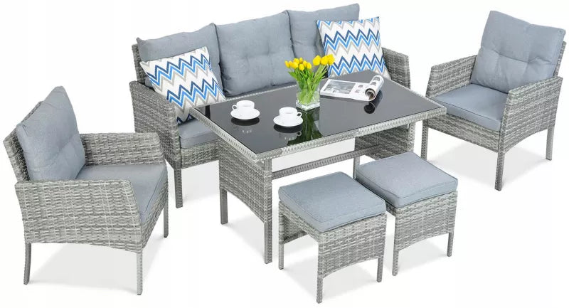 Havemøbelsæt Cortina 120x70 cm Polyrattan