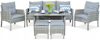 Havemøbelsæt Cortina 120x70 cm Polyrattan
