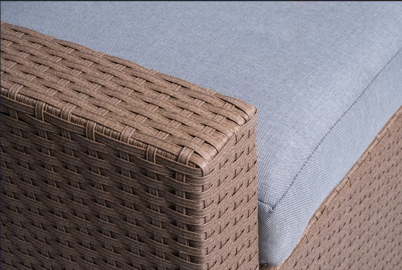 Havemøbelsæt Kara Maxi 8 Personer Cappuccino Polyrattan