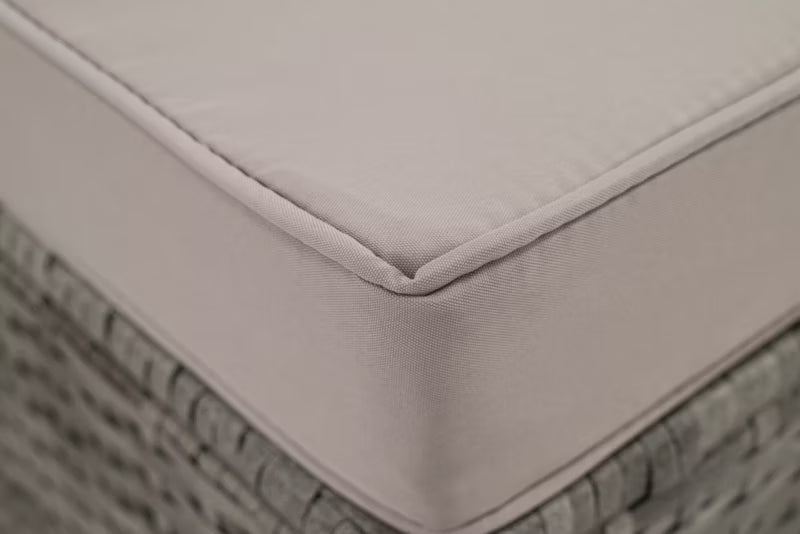 Havemøbelsæt Monako Polyrat Grå med Bord