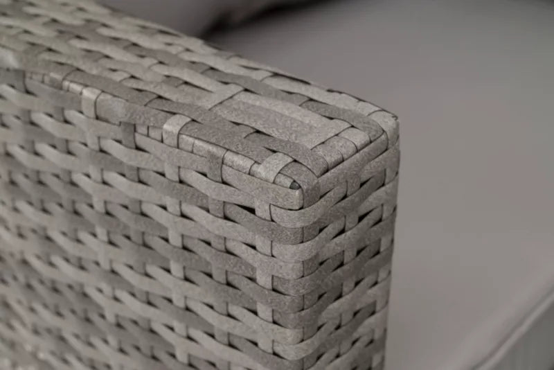 Havemøbelsæt Monako Polyrattan Grå