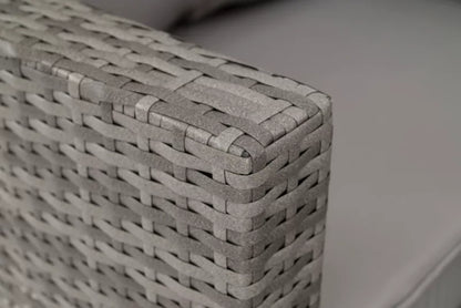 Havemøbelsæt Monako Polyrattan Grå