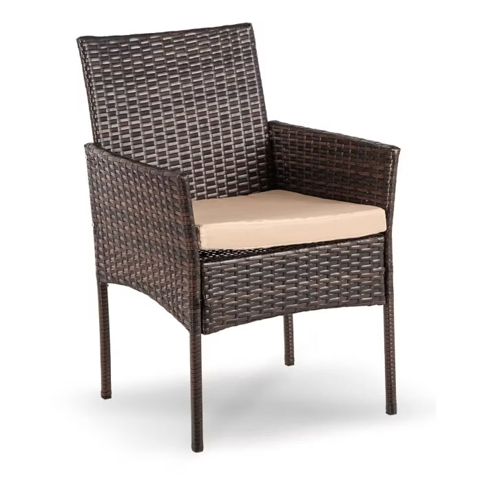 Havemøbelsæt Morado Bord 90x90 cm Brun/Beige