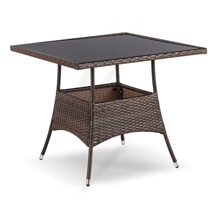 Havemøbelsæt Morado Bord 90x90 cm Brun/Beige