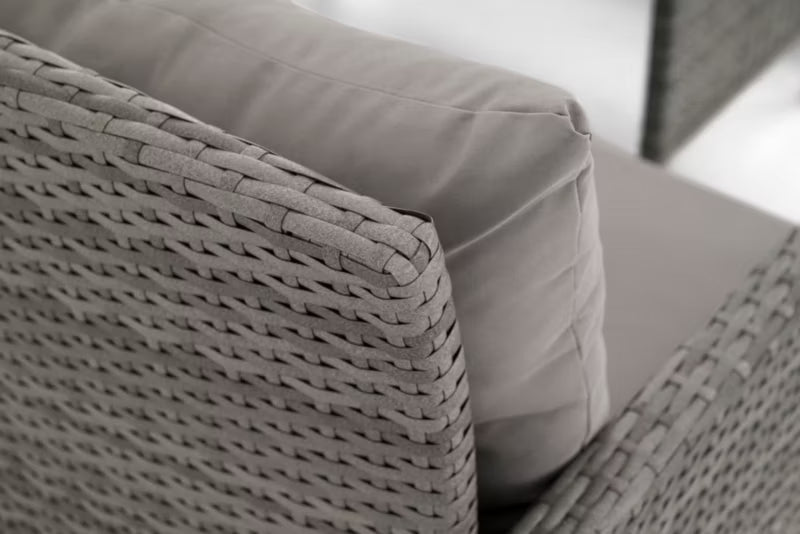Havemøbelsæt Paris Polyrattan Grå