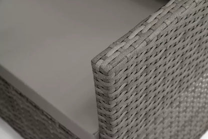 Havemøbelsæt Paris Polyrattan Grå