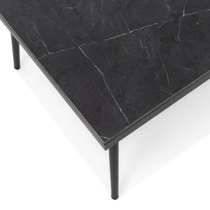 Havemøbelsæt Belize Aluminium Beige og Sort