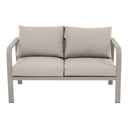 Havemøbelsæt Mallia 4 Personer Beige Aluminium