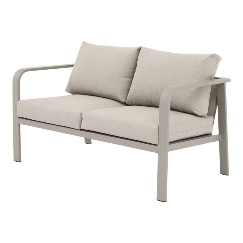 Havemøbelsæt Mallia 4 Personer Beige Aluminium