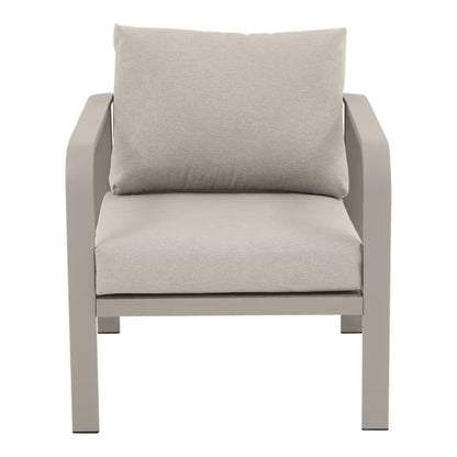 Havemøbelsæt Mallia 4 Personer Beige Aluminium