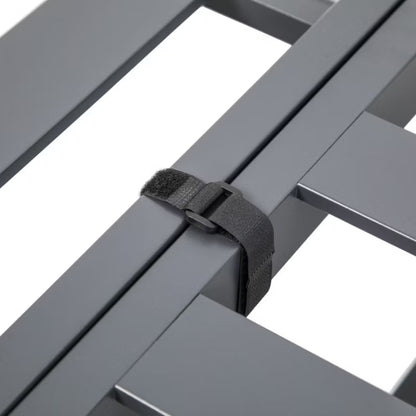 Havemøbelsæt Marbella med Hjørnesofa Grå Aluminium