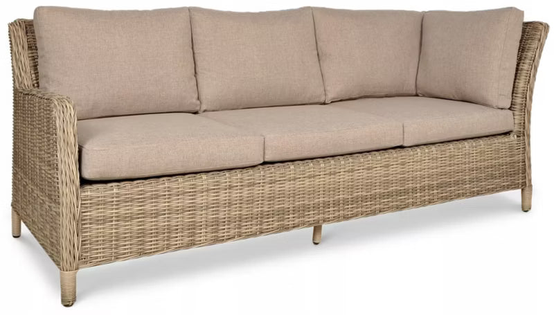 Havemøbelsæt Maryland Hjørnesofa Bord Brun