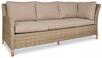 Havemøbelsæt Maryland Hjørnesofa Bord Brun