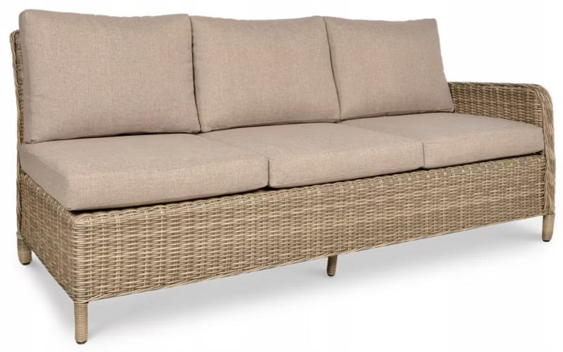 Havemøbelsæt Maryland Hjørnesofa Bord Brun