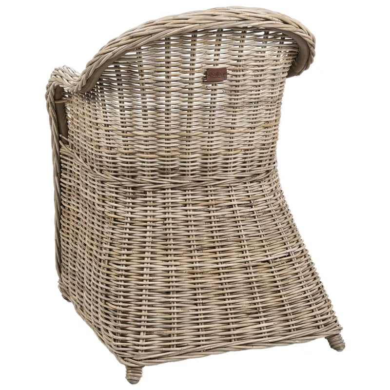Havemøbelsæt Susua II 56x68 cm Rattan Natur 2 Stk.