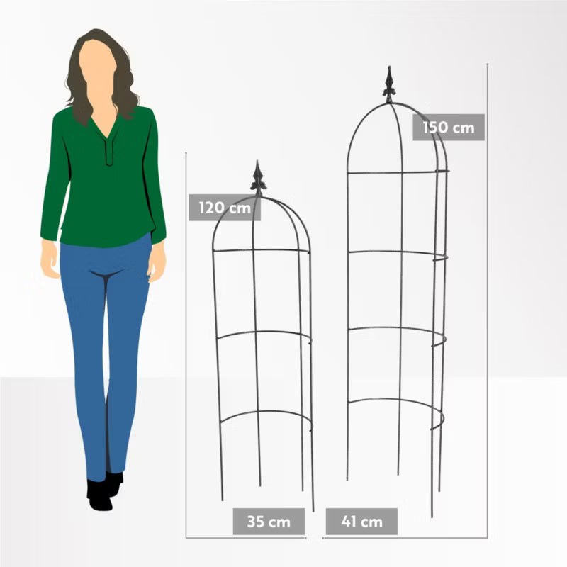 Haveobelisk 150 cm Stål