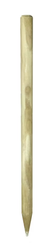 Havepæl Træ Ø4x80 cm Grøn