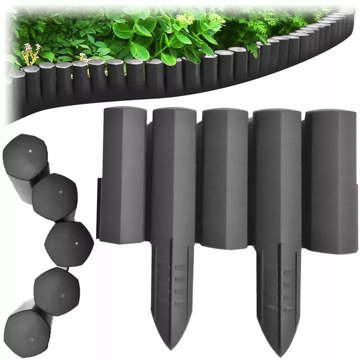 Havepalisade 2,2 m Antracit 8 Stk.
