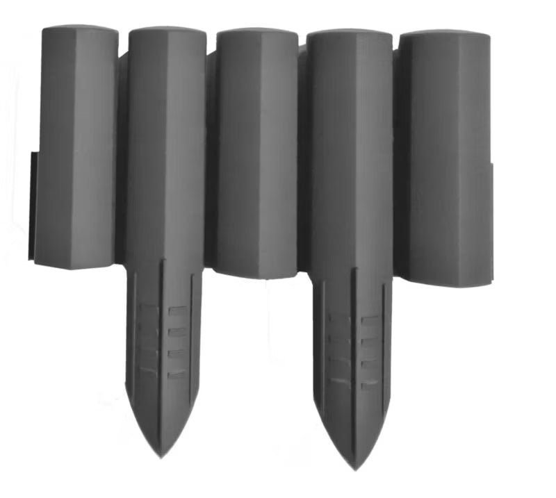 Havepalisade 2,2 m Antracit 8 Stk.