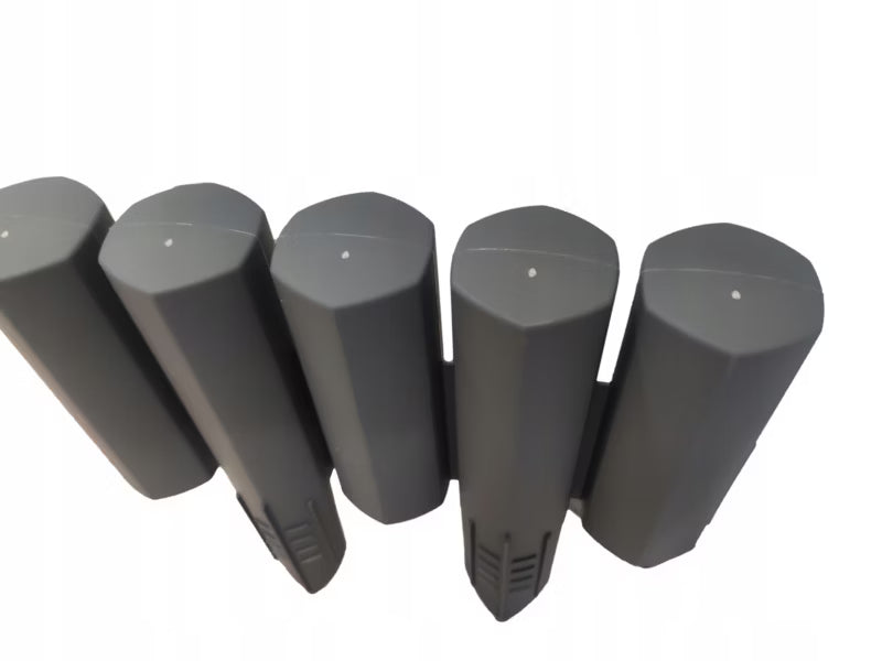 Havepalisade 2,2 m x 25,5 cm Grafit Plastik