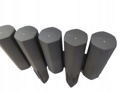 Havepalisade 2,2 m x 25,5 cm Grafit Plastik