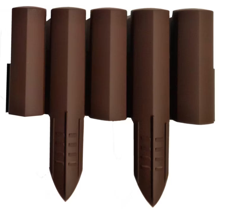 Havepalisade 220 cm Brun 8 Stk.