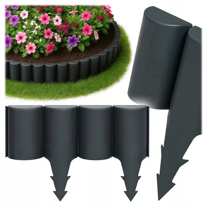 Havepalisade 240 cm Antracit Plastik