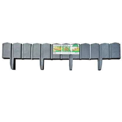 Havepalisade 392,5 cm Antracit Grå
