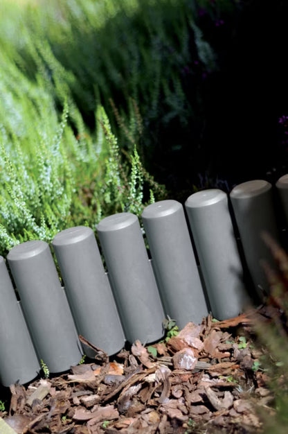 Havepalisade Ipal5 2,7 m Grå Plast