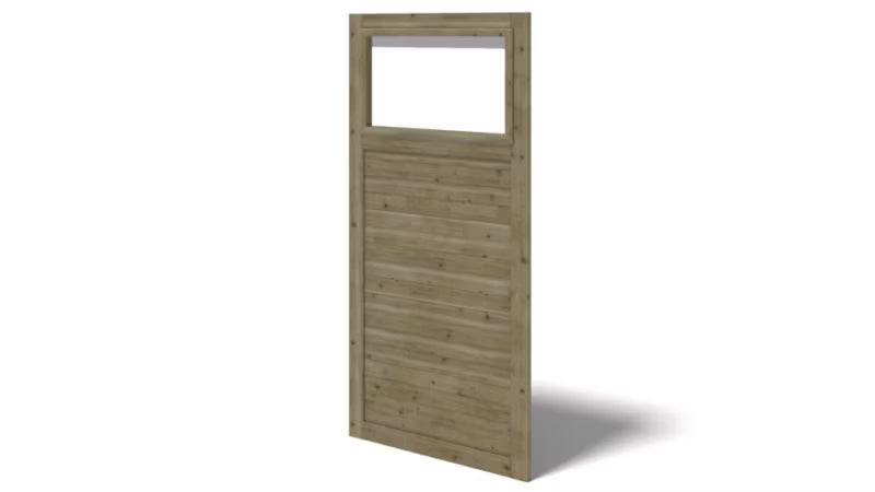 Havepanel 101x217 cm Grøn Træ