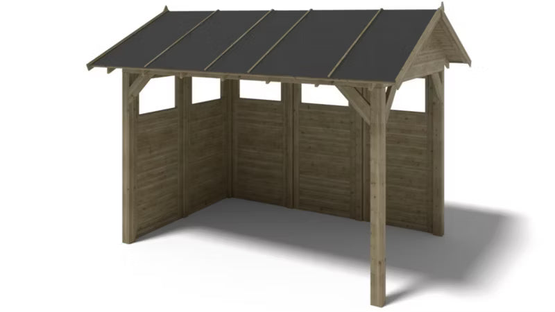 Havepanel 101x217 cm Grøn Træ