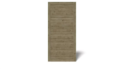 Havepanel 101x217 cm Grøn Træ