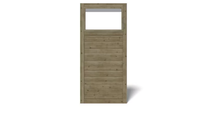 Havepanel 101x217 cm Grøn Træ