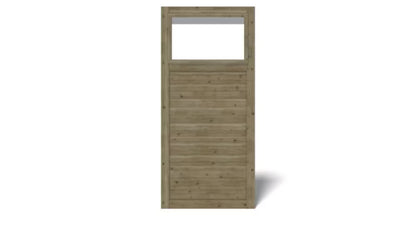 Havepanel 101x217 cm Grøn Træ