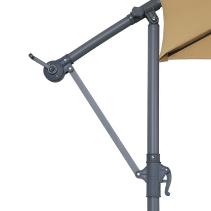Haveparasol 3m Beige med Håndsving