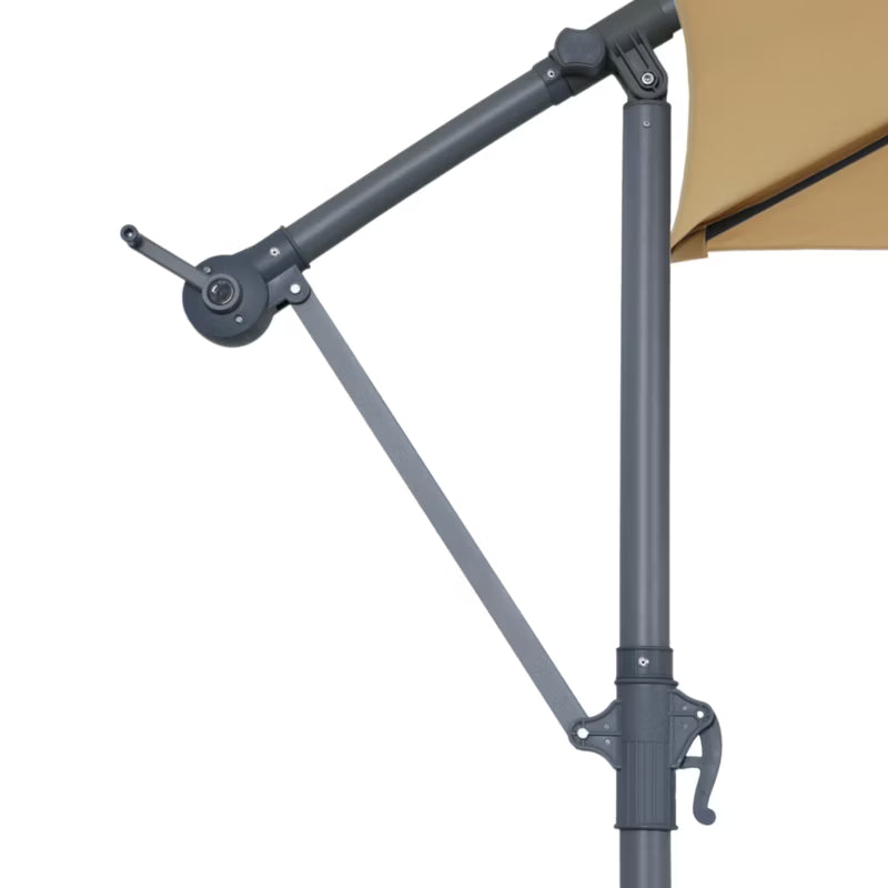 Haveparasol 3m Beige med Håndsving