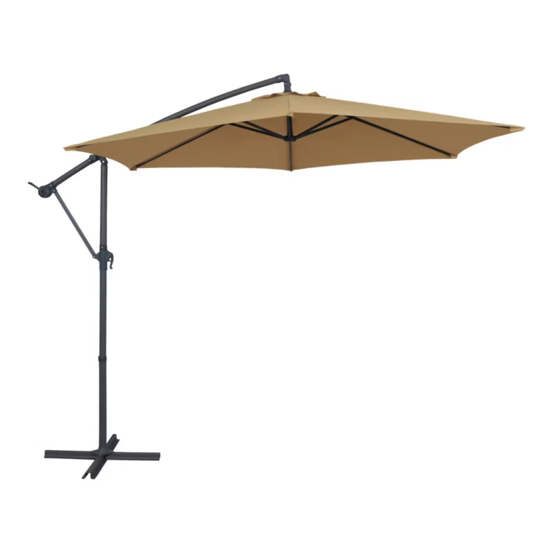 Haveparasol 3m Beige med Håndsving
