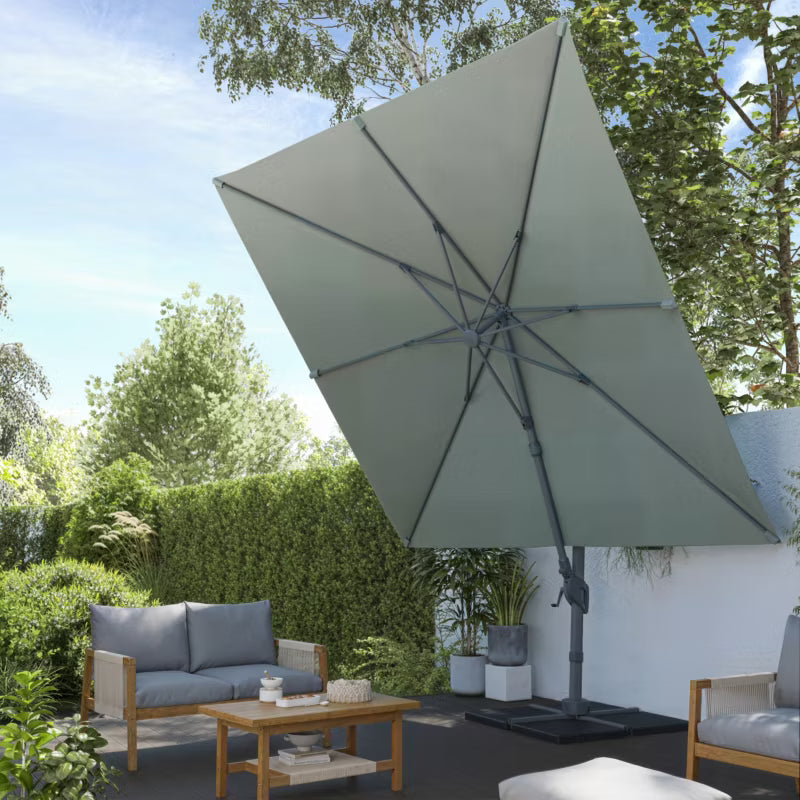 Haveparasol Corby 3x3 m Olivengrøn