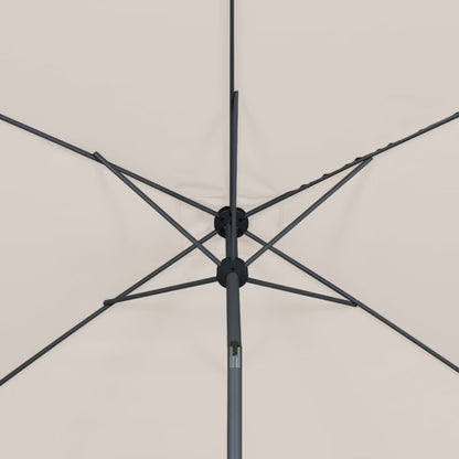 Haveparasol Kasane 2x3 m Lys Grå
