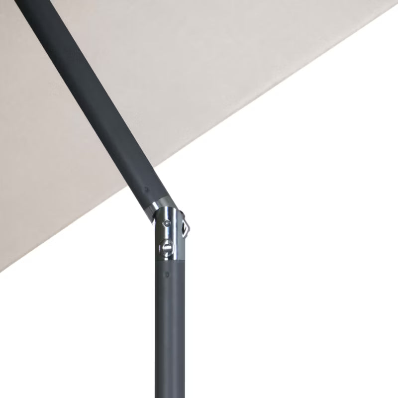 Haveparasol Kasane 2x3 m Lys Grå