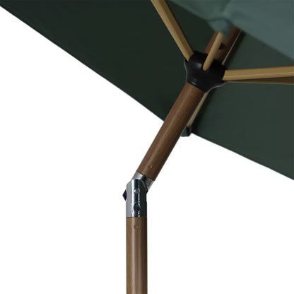 Haveparasol Pescara 250 cm Olivengrøn Træeffekt