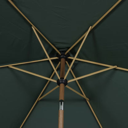 Haveparasol Pescara 250 cm Olivengrøn Træeffekt