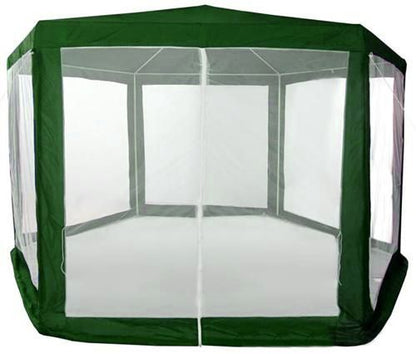 Havepavillon 2x2 m Grøn med Myggenet