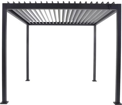 Havepavillon 3x3 m Aluminium Antracit