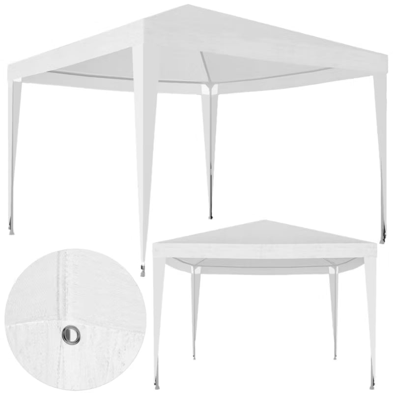 Havepavillon 3x3 m Hvid