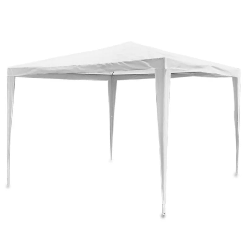 Havepavillon 3x3 m Hvid med 4 Sider