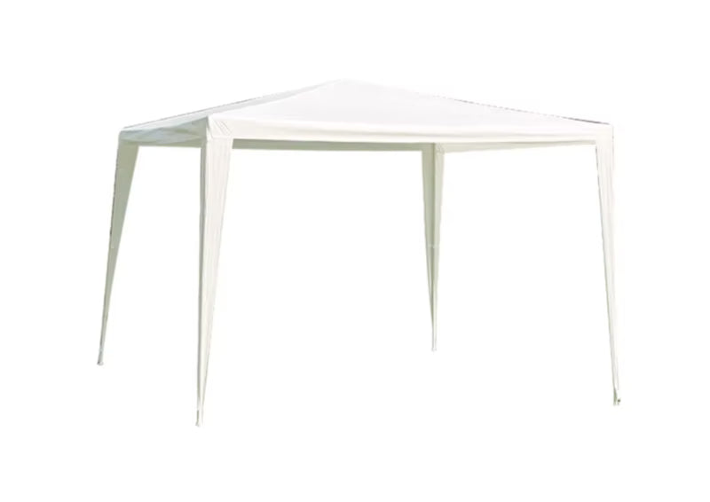 Havepavillon 3x3 m Hvid PE